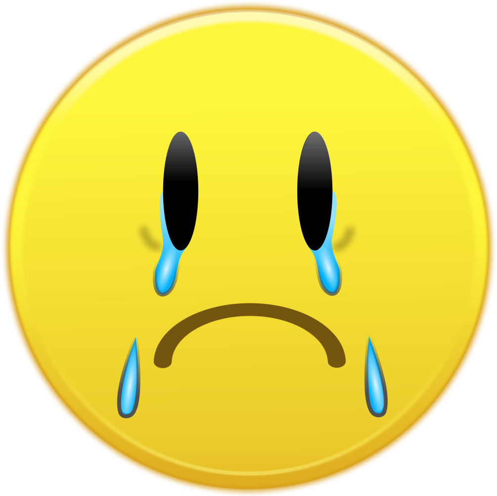 Breathe Face Crying - Smiley (1024x1024), Png Download