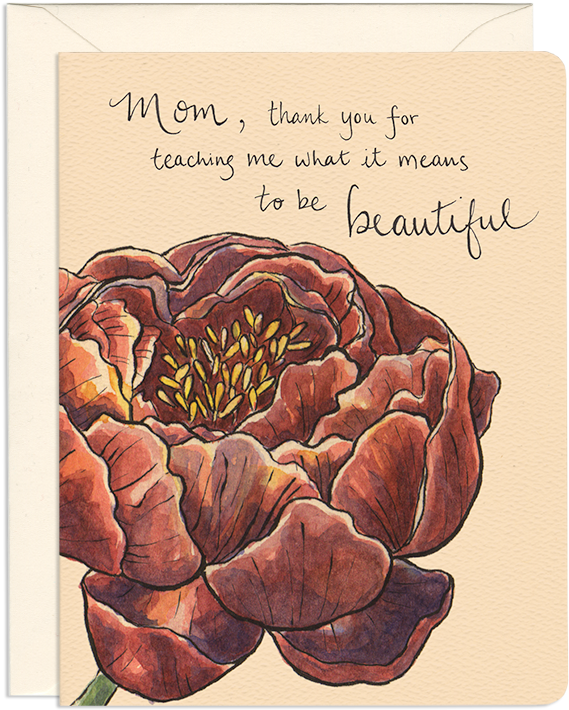 Blooming Floral Mother's Day Greeting Card - Greeting Card (800x800), Png Download