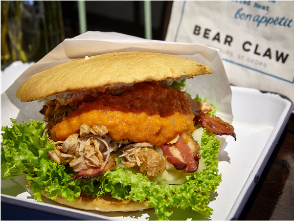 Photo Taken At Bear Claw By Business O - Fast Food (600x600), Png Download