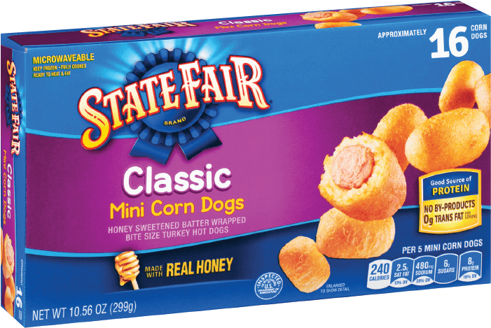 758 X 474 3 - State Fair Mini Corn Dogs (758x474), Png Download