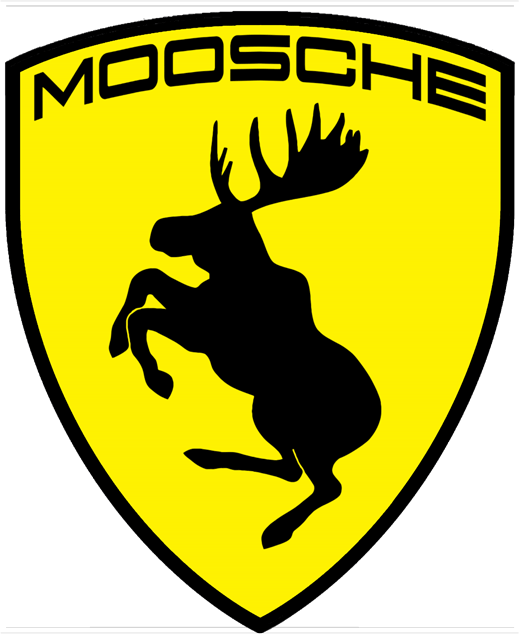 Style 'm' Moosche - Prancing Moose (519x634), Png Download