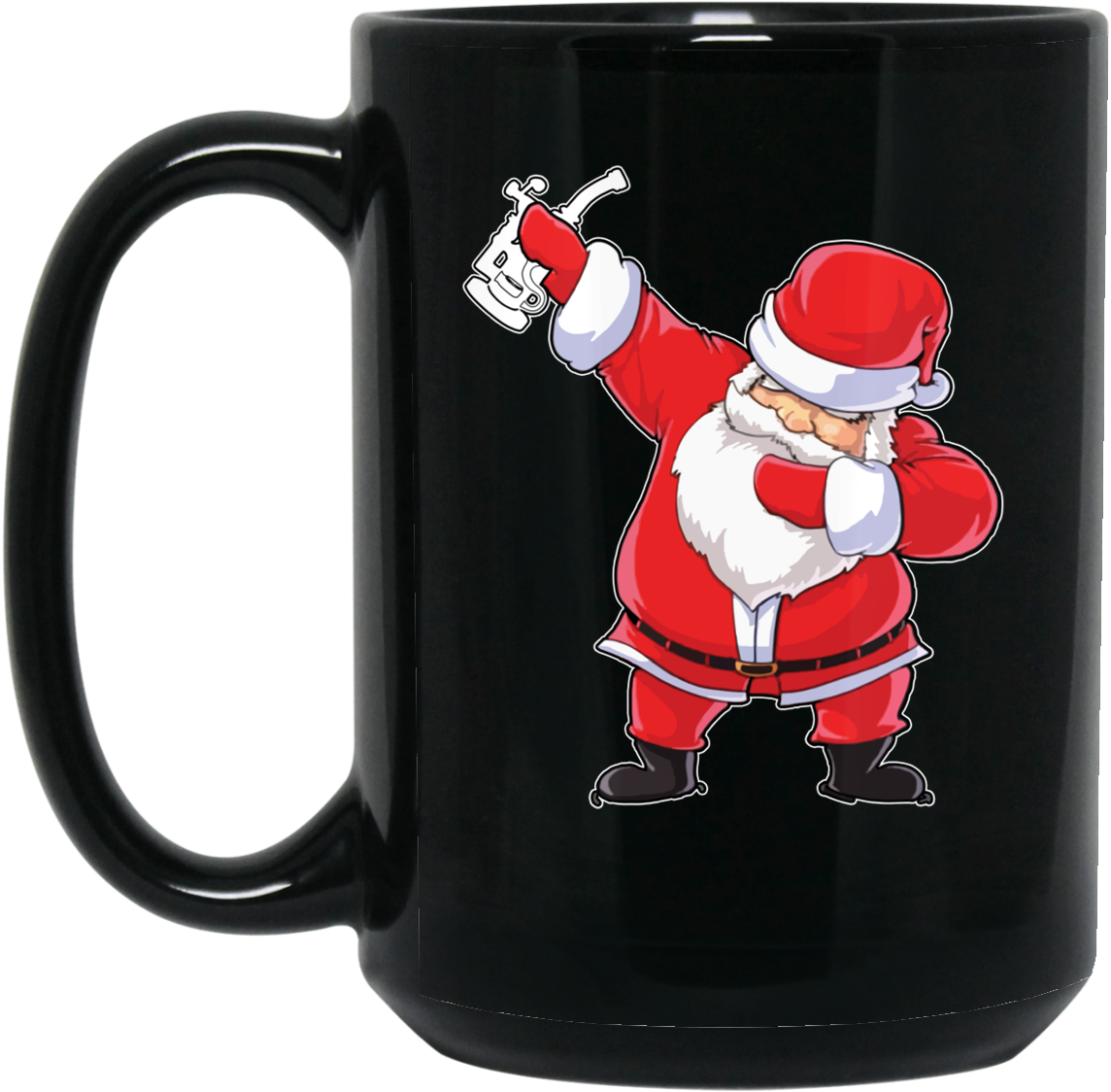 Download Marijuana Christmas Santa Dabbing Dab Rig Shirt Mug - Full ...
