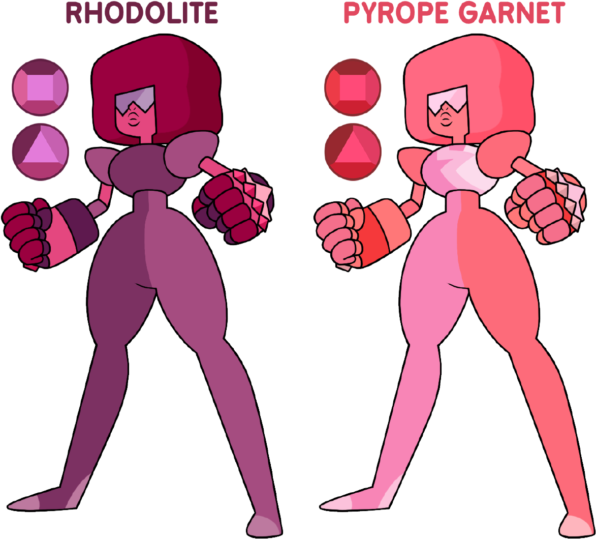 Another Steven Universe Blog I Made Garnet Palette - Hessonite Garnet Steven Universe (1194x1089), Png Download