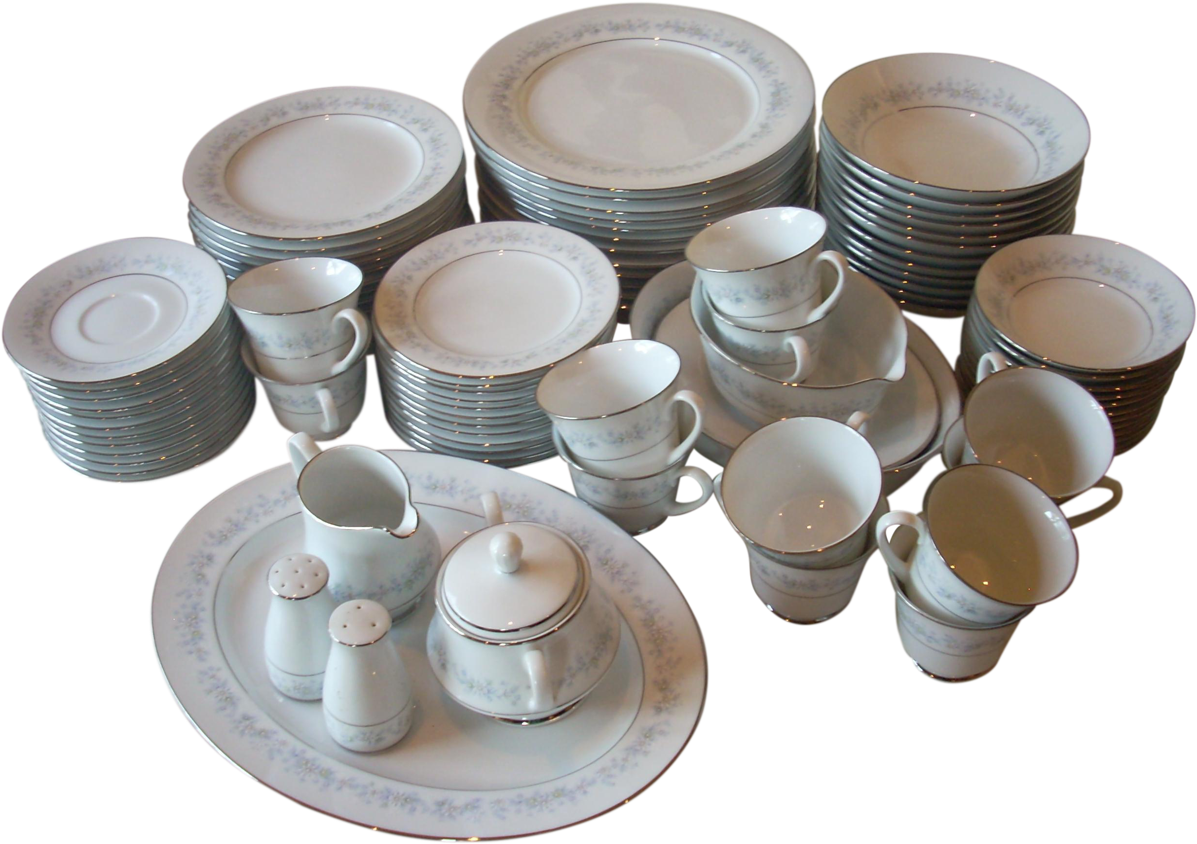 Full Size Of Tableware Dinnerware Set Modern Dining - Ceramic (2730x1926), Png Download