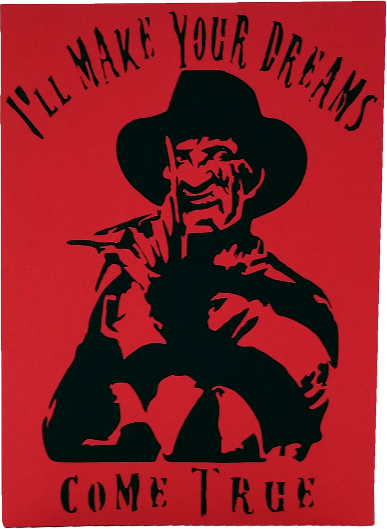 Killer Valentine - Freddy - Freddy Krueger Stencil (2000x2000), Png Download