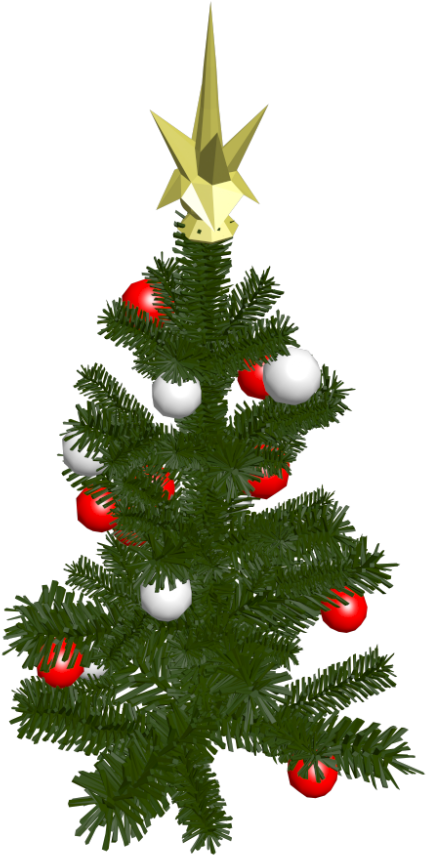 Small Christmas Tree Png - Christmas Tree (1000x1000), Png Download