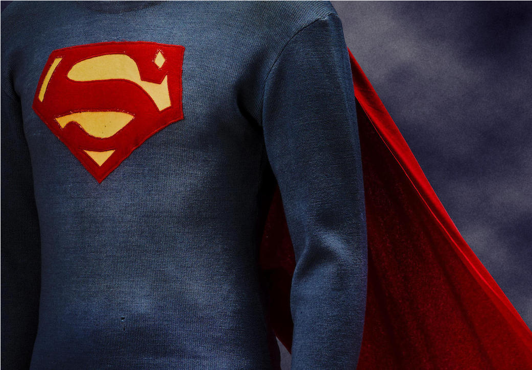George Reeves Superman Suits (1855x724), Png Download