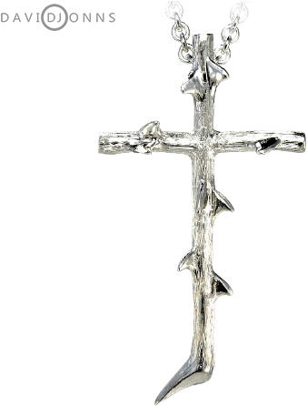 Thorn Crucifix Pendant - Cross (450x450), Png Download