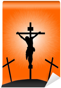 Crucifix Silhouette (400x400), Png Download