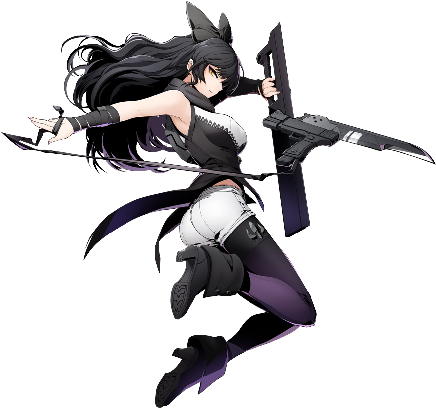 Blake Belladonna - Blazblue Cross Tag Battle Memes (906x853), Png Download