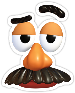 Potato Head Png - Mr Potato Head Face Png (375x360), Png Download