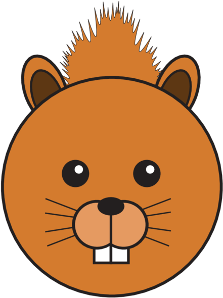 Squirrel Head Png Graphic Transparent Download - Poster Animaru Animal, Grafikdruck Star Editions (800x800), Png Download