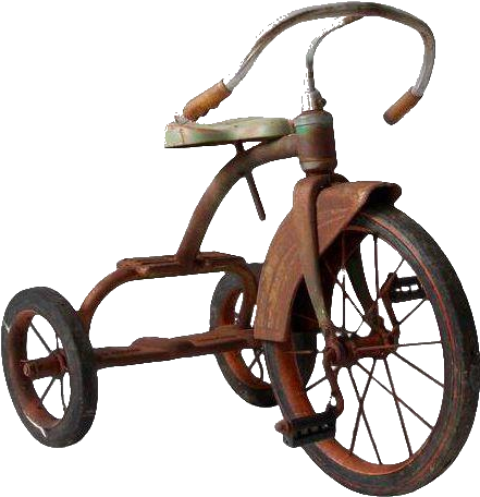 Tricycle Download Transparent Png Image - Vintage Tricycle Png (604x604), Png Download