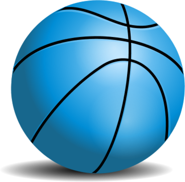 Picture Library Stock Basketball Hoop Swoosh Clipart - Green Basketball Clipart (600x592), Png Download