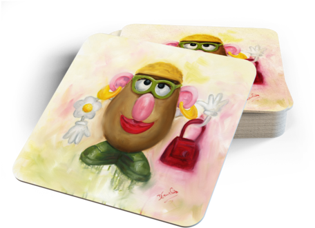 Mrs Potato Head Coasters - Mrs. Potato Head (480x480), Png Download