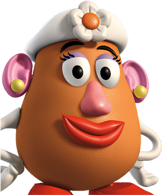 Señora Patata Toy Story Para Imprimir Toy Story 1995, - Mujer Cara De Papa (332x400), Png Download