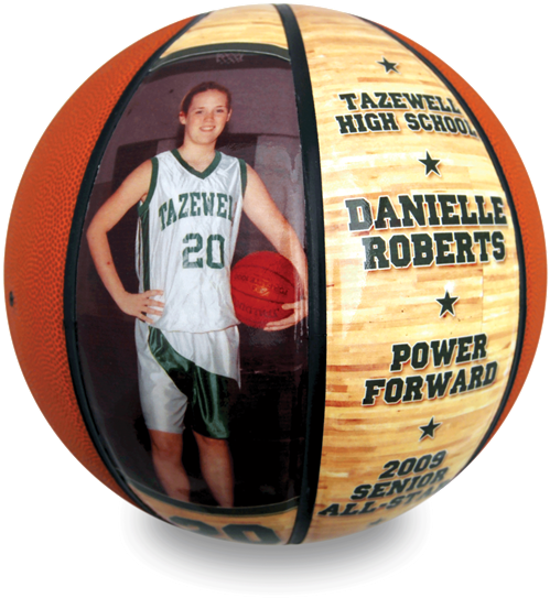 Personalized Basketballs - Personalized Basketball (567x592), Png Download