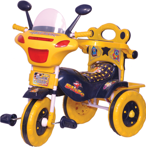 Scooter Amardeep Blaze 1323 Z/w - Baby Tricycle Png Transparent (601x644), Png Download