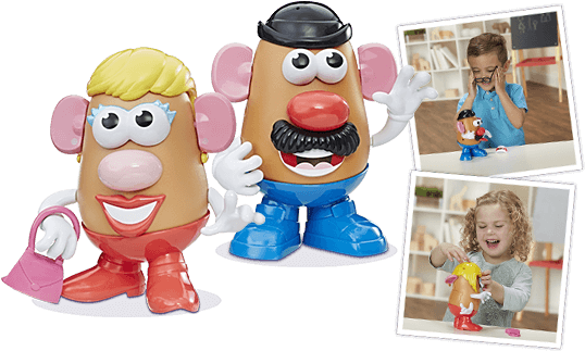 Endless Creative Possibilities ™ - Mr Potato Head Parts (542x429), Png Download