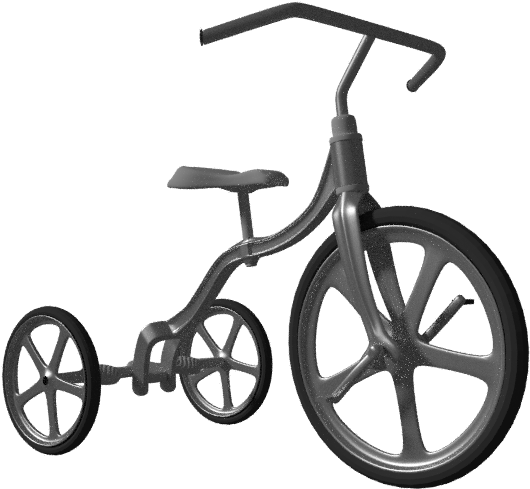 3d Model Of Tricycle - Cycling (960x540), Png Download