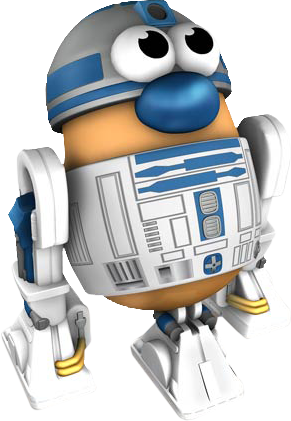 R2-d2 Mr Potato Head - Mr. Potato Head Star Wars R2d2 Action Figure (291x421), Png Download