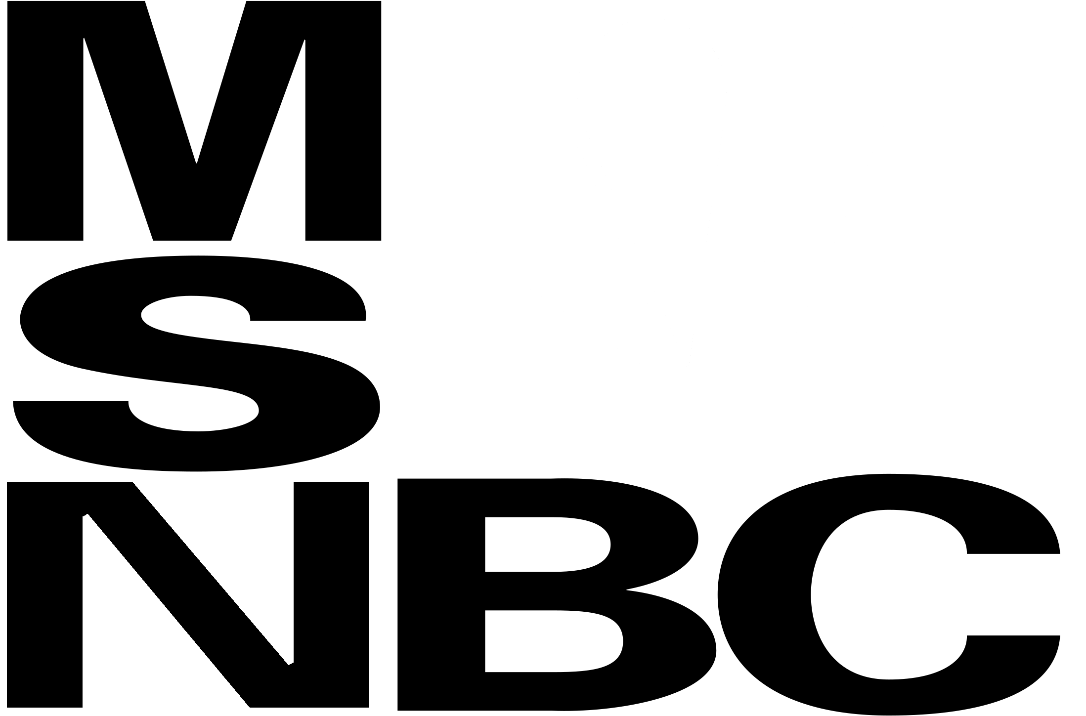 Msnbc Of Nbc Asics - You Can't Trust The News (2400x2400), Png Download