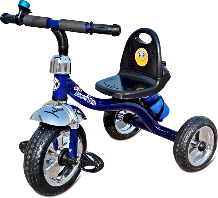 Eva Tricycle Blue - Water (876x797), Png Download