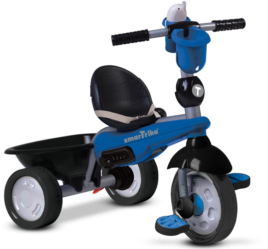 Smartrike Legend 4 In 1 Baby Tricycle Stroller, Blue, - Smartrike Dream, Touch Steering 4-in-1 - Purple (1280x1280), Png Download