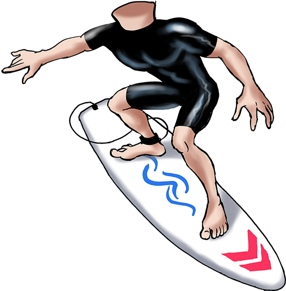 Surfboard (570x600), Png Download