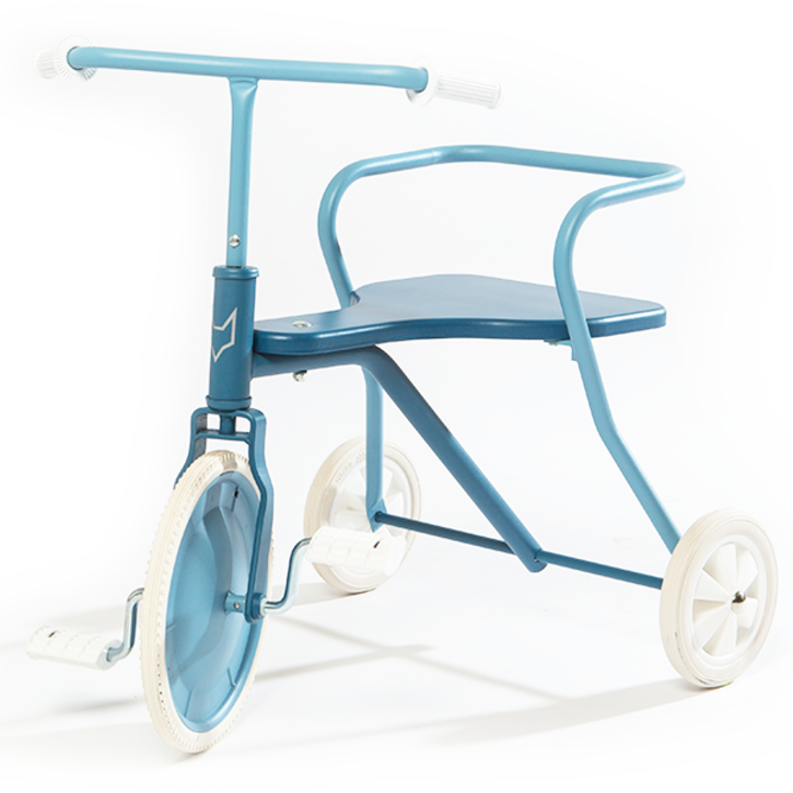 Foxrider Blue Tricycle Vintage - Metal Tricycle - Foxrider (725x725), Png Download