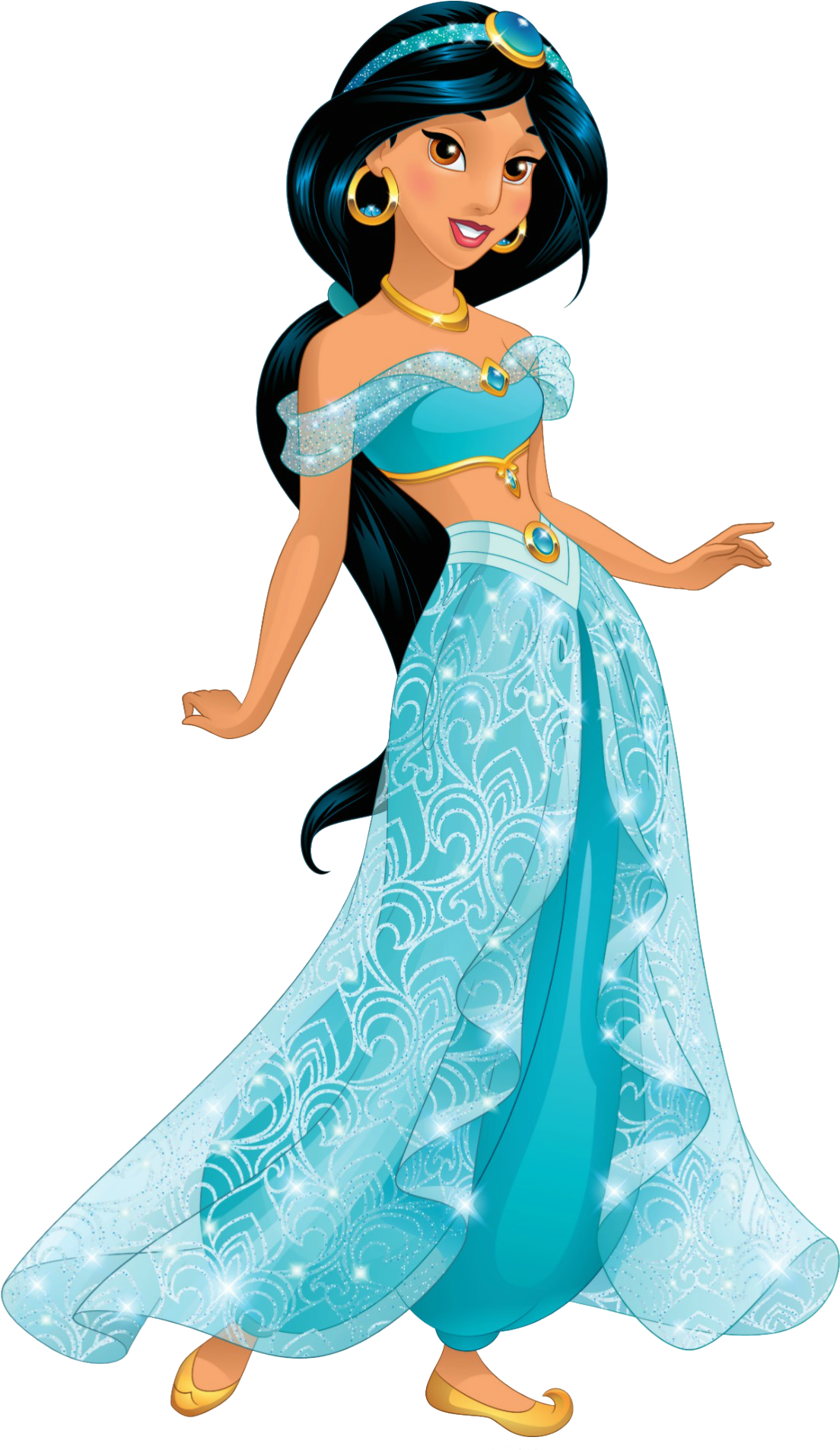 Images Of Jasmine From Aladdin - Princess Jasmine Magic Lamp (1141x1915), Png Download