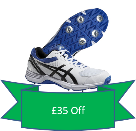 Asics Gel 100 Not Out - Asics 100 Not Out Junior Cricket Shoes (2017) (458x441), Png Download