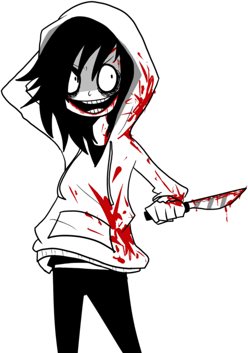 Jeff The Killer - Jeff The Killer Kawaii (600x756), Png Download