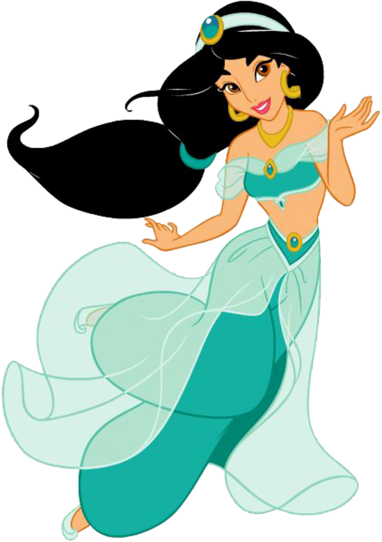 Princess Jasmine Clipart - Disney Princess Jasmine Clipart (800x1124), Png Download