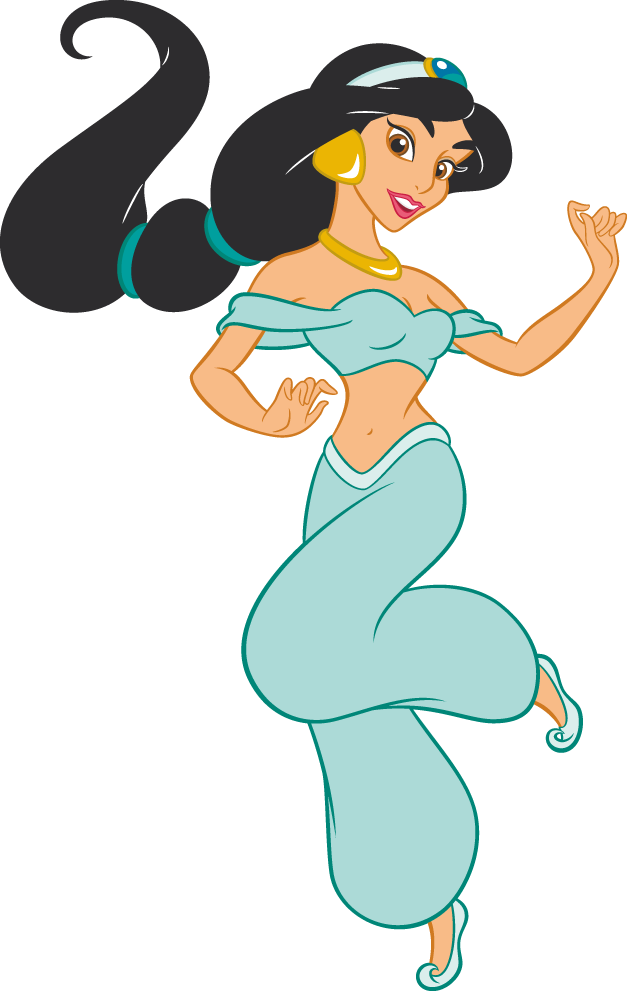 Png Transparent Stock And Her Genie By Conthauberger - Disney Princess Jasmine (627x992), Png Download