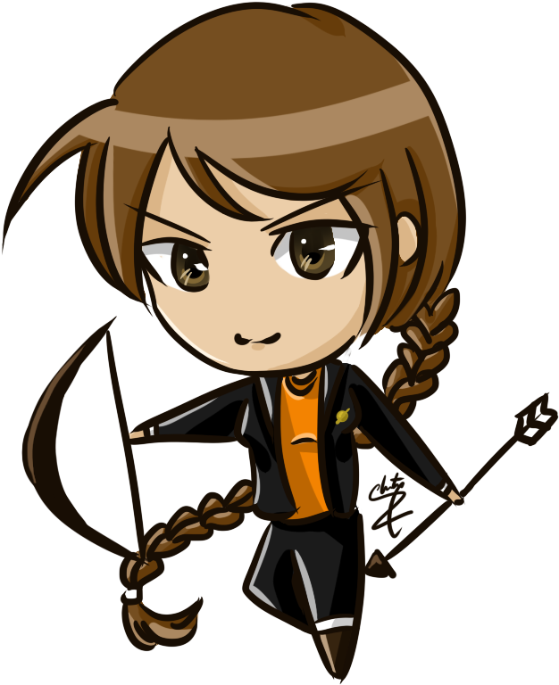 Katniss Everdeen By Ckaaay On Deviantart - Katniss Clipart (717x849), Png Download