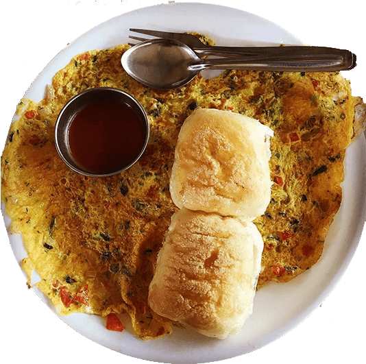 Omlet Pav Png (533x562), Png Download