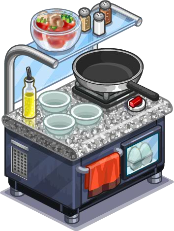 Station-omelette Station - Portable Network Graphics (354x469), Png Download