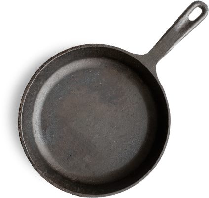 Artful Omelet Folding - Griddle (424x403), Png Download