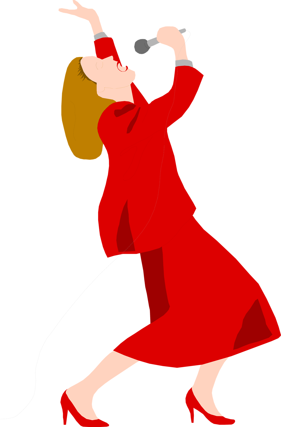 Singer Free Stock Photo - Singer Clipart Png (958x1458), Png Download