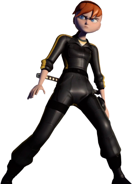 April O'neil Kunoichi Jumpsuit Profile - April O'neil (514x628), Png Download