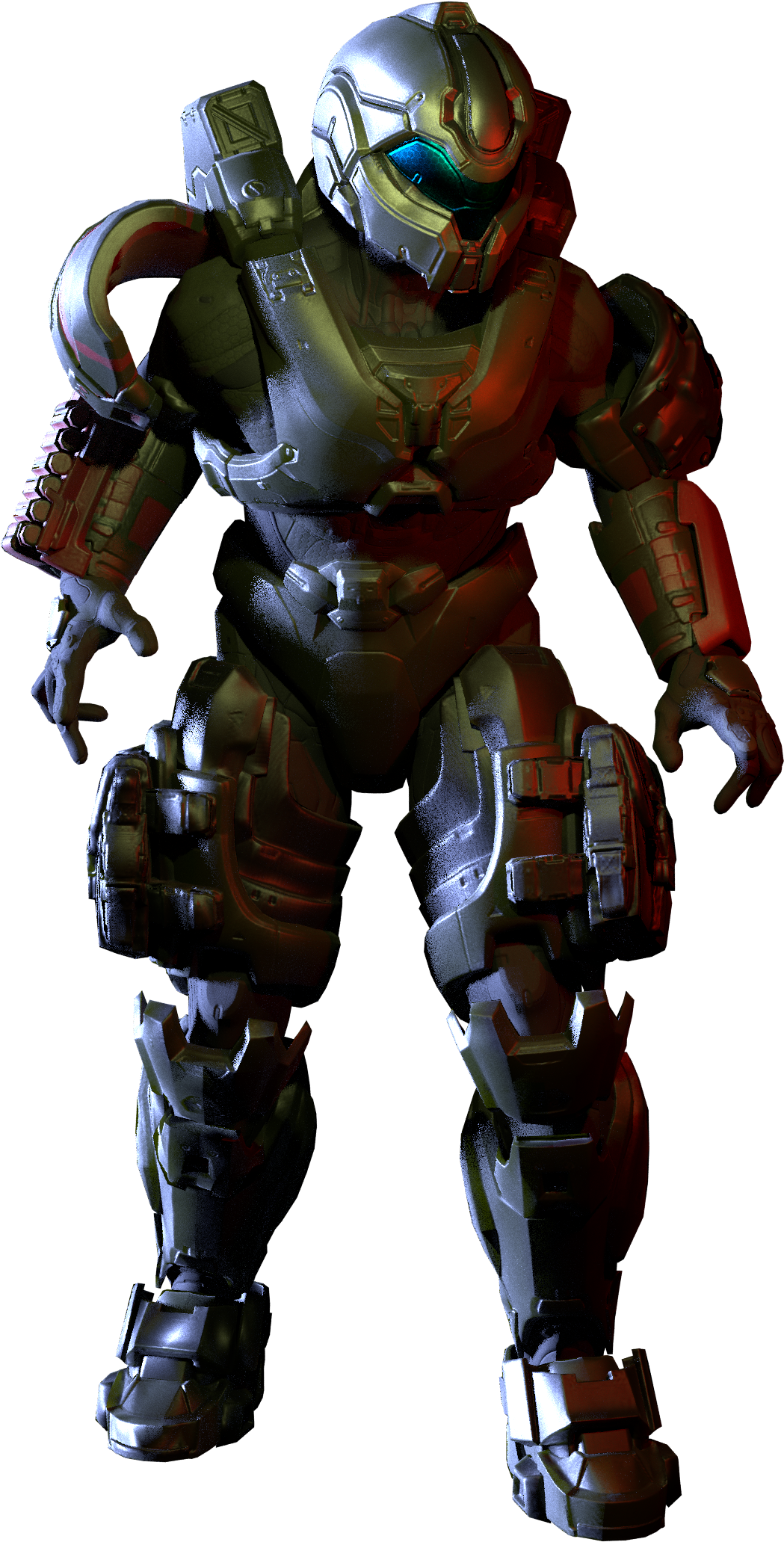 Spartan D-666 [halo 5 Armor Mashup] - Action Figure (1499x2121), Png Download
