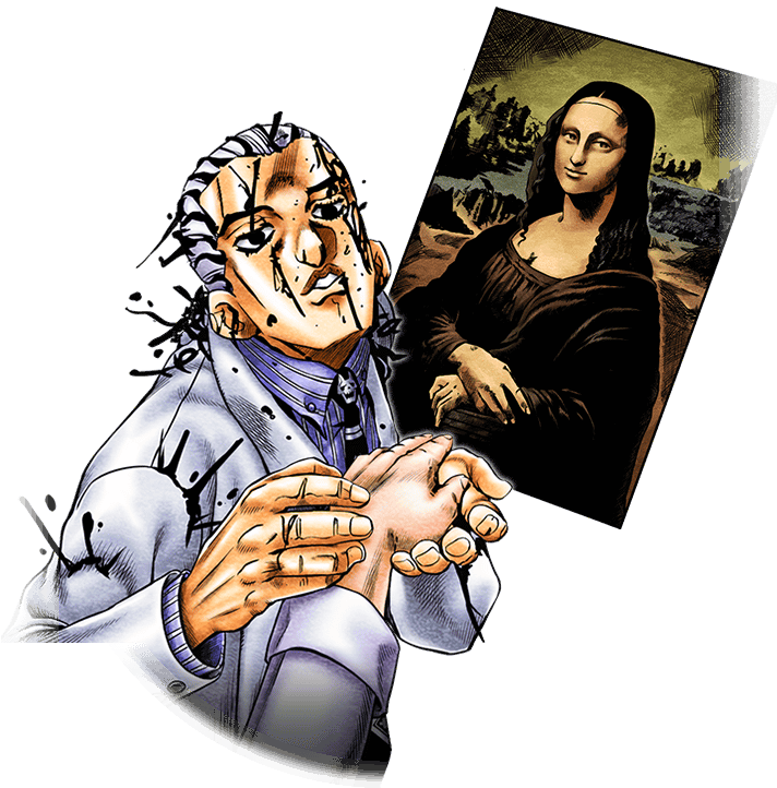 Unit Yoshikage Kira (mona Lisa) - Kira Yoshikage Mona Lisa (720x800), Png Download