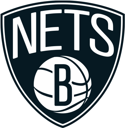Kd Drawing Team Nba Logo Png Transparent Download - Brooklyn Nets Logo 2018 (500x500), Png Download