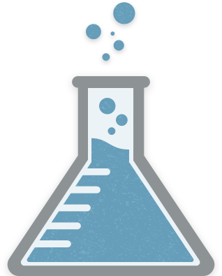 Bubbling Beaker Png Clipart Freeuse - Erlenmeyer Flask With Bubbles (318x395), Png Download