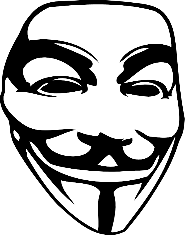Guy Fawkes Mask Png (632x800), Png Download