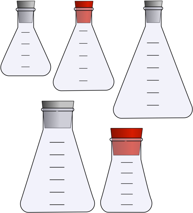 Erlenmeyer Flask Laboratory Flasks Glass Computer Icons - Erlenmeyerkolben Mit Stopfen (694x750), Png Download