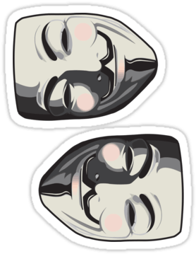 Hacker Clipart Guy Fawkes Mask - Anonymous Disobey Phone Case - Samsung Galaxy S4 (375x375), Png Download