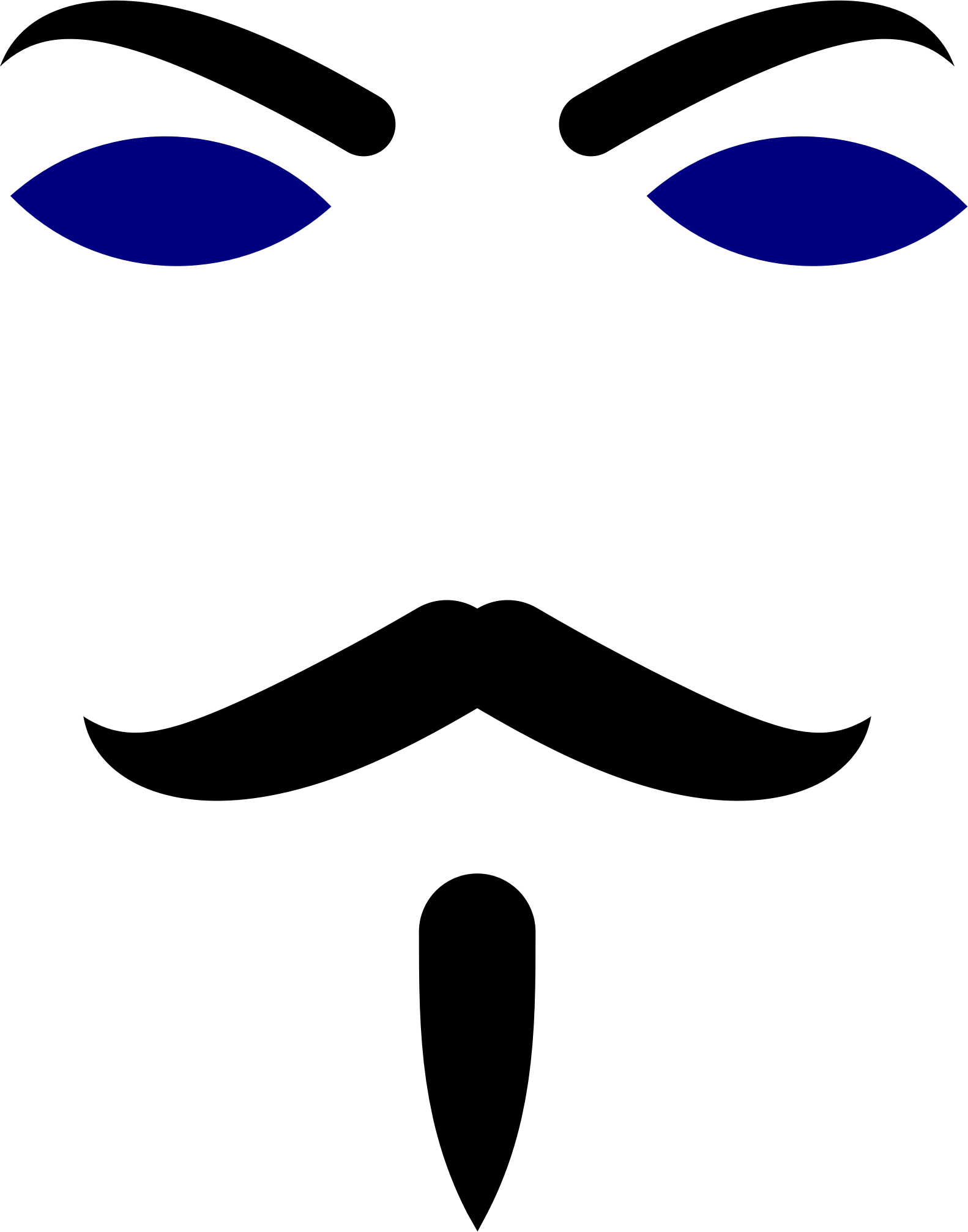 This Free Icons Png Design Of Guy Fawkes (1582x2013), Png Download