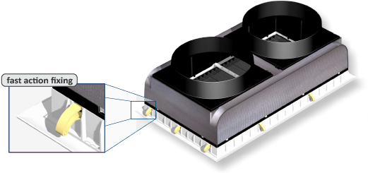 Fastclip-return2 - Hvac (521x288), Png Download